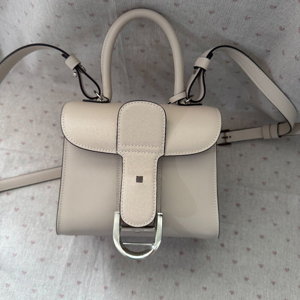 Delvaux Box Calfskin Mini Brillant Satchel Ivory - Picture 13 of 15